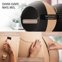 Sportstech Fitnessbal - Zitbal - Ergnomisch Voor Yoga, Pilates, Zwangerschap & Homegym - YOBA100 4 Sportstech Fitnessbal - Zitbal - Ergnomisch Voor Yoga, Pilates, Zwangerschap & Homegym - YOBA100 -Fitnessapparatuur Serie Winkel 1200x1200 1532