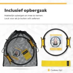 Premium Resistance Band Met Pilates Ring Voor Een Effectieve Workout - Yoga Ring (38cm) Met Elastische Weerstandsband (35kg) Booty Band - Magic Circle Fitness Ring Met Fitness Weerstandsbanden Set -Fitnessapparatuur Serie Winkel 1200x1200 1541