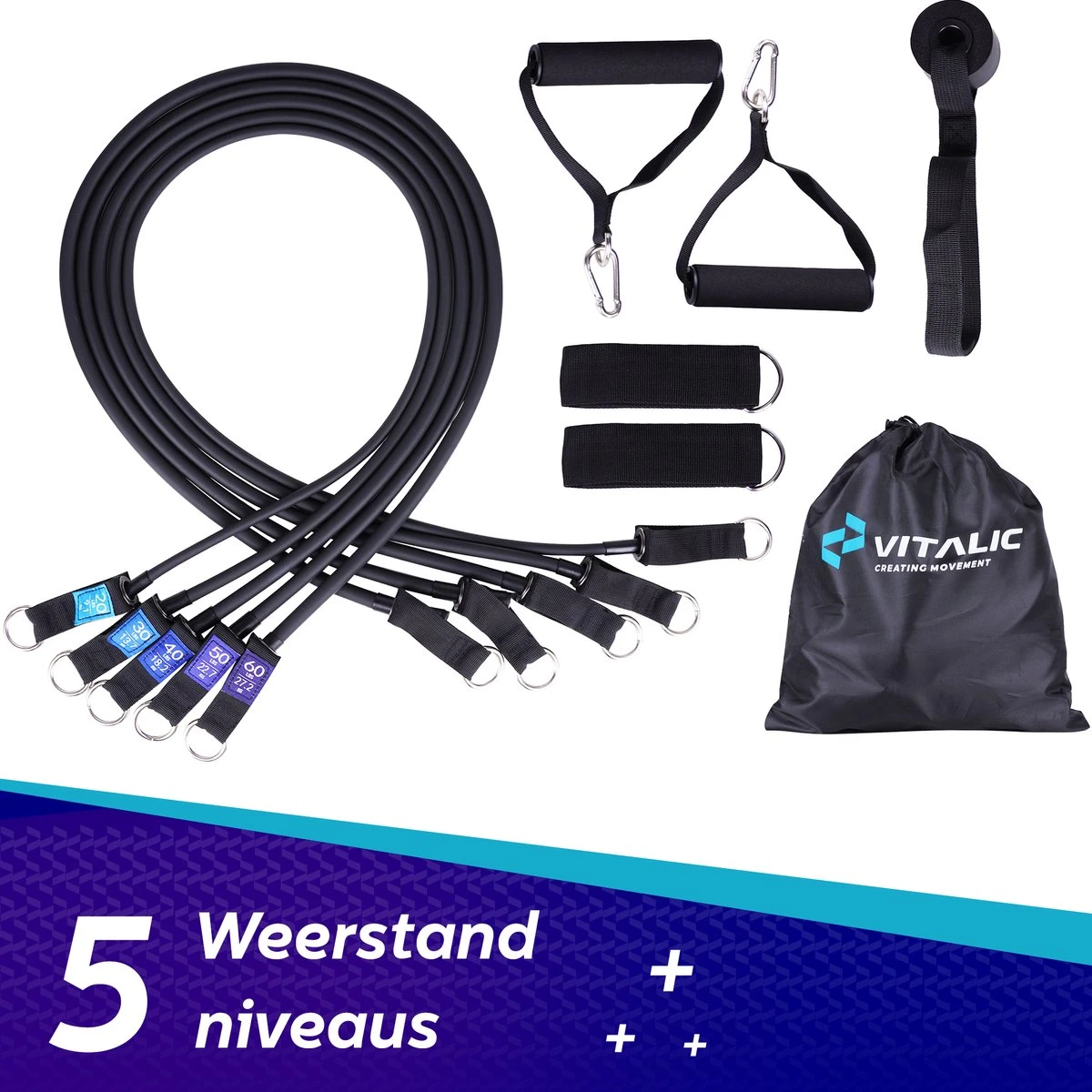 PREMIUM Weerstandsbanden set met Handvatten - Resistance band Fitness elastiek - Elastische Weerstandsband - Fitness Booty Band | Vitalic PREMIUM Weerstandsbanden Set Met Handvatten - Resistance Band Fitness Elastiek - Elastische Weerstandsband - Fitness Booty Band | Vitalic -Fitnessapparatuur Serie Winkel 1200x1200 1548