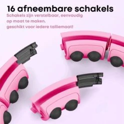 Niftyneeds Hula- Verstelbare Fitness Hoelahoep Met Gewicht En Digitaal Scherm - Hula Hoop Fitness -Hoelahoep Voor Volwassenen En Kinderen - Roze - Digitale Teller -Fitnessapparatuur Serie Winkel 1200x1200 1605