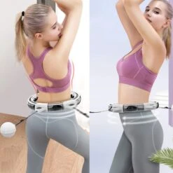 Niftyneeds Hula- Verstelbare Fitness Hoelahoep Met Gewicht En Digitaal Scherm - Hula Hoop Fitness -Hoelahoep Voor Volwassenen En Kinderen - Roze - Digitale Teller -Fitnessapparatuur Serie Winkel 1200x1200 1607