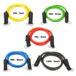 Workout Gear - Weerstands Tubes Set Fitness Elastieken - Weerstandsbanden - 2-12kg -Fitnessapparatuur Serie Winkel 1200x1200 1613