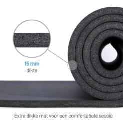 Athletix®‎ Premium NBR Fitnessmat - Yogamat - 183 X 61 X 1.5 Cm - Met Draagriem En Draagtas - Zwart -Fitnessapparatuur Serie Winkel 1200x1200 1633
