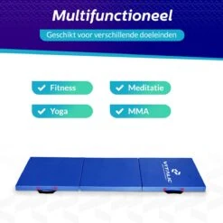 Premium Antislip Fitness Mat Extra Dik (5cm) - 180cm Lange XL Sportmat - Yoga Mat Opvouwbaar Met Tas | Vitalic -Fitnessapparatuur Serie Winkel 1200x1200 1660