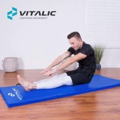 Premium Antislip Fitness Mat Extra Dik (5cm) - 180cm Lange XL Sportmat - Yoga Mat Opvouwbaar Met Tas | Vitalic -Fitnessapparatuur Serie Winkel 1200x1200 1662