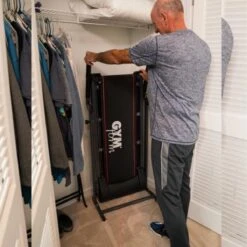 Gymform Slim Fold PRO - Loopband Inklapbaar - Opvouwbaar - Wandelband - LCD Display - Met Hartslagmeter 4 Gymform Slim Fold PRO - Loopband Inklapbaar - Opvouwbaar - Wandelband - LCD Display - Met Hartslagmeter -Fitnessapparatuur Serie Winkel 1200x1200 167