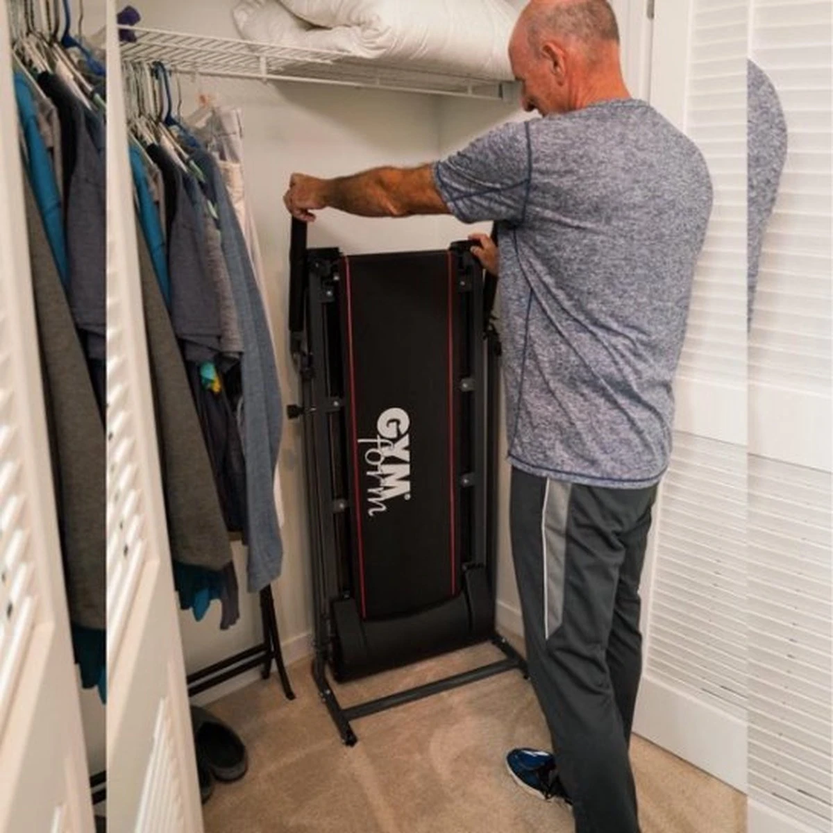 Gymform Slim Fold PRO - Loopband Inklapbaar - Opvouwbaar - Wandelband - LCD display - met Hartslagmeter Gymform Slim Fold PRO - Loopband Inklapbaar - Opvouwbaar - Wandelband - LCD Display - Met Hartslagmeter -Fitnessapparatuur Serie Winkel 1200x1200 167