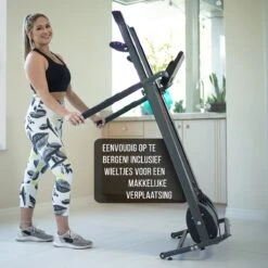 Gymform Slim Fold PRO - Loopband Inklapbaar - Opvouwbaar - Wandelband - LCD Display - Met Hartslagmeter 9 Gymform Slim Fold PRO - Loopband Inklapbaar - Opvouwbaar - Wandelband - LCD Display - Met Hartslagmeter -Fitnessapparatuur Serie Winkel 1200x1200 170