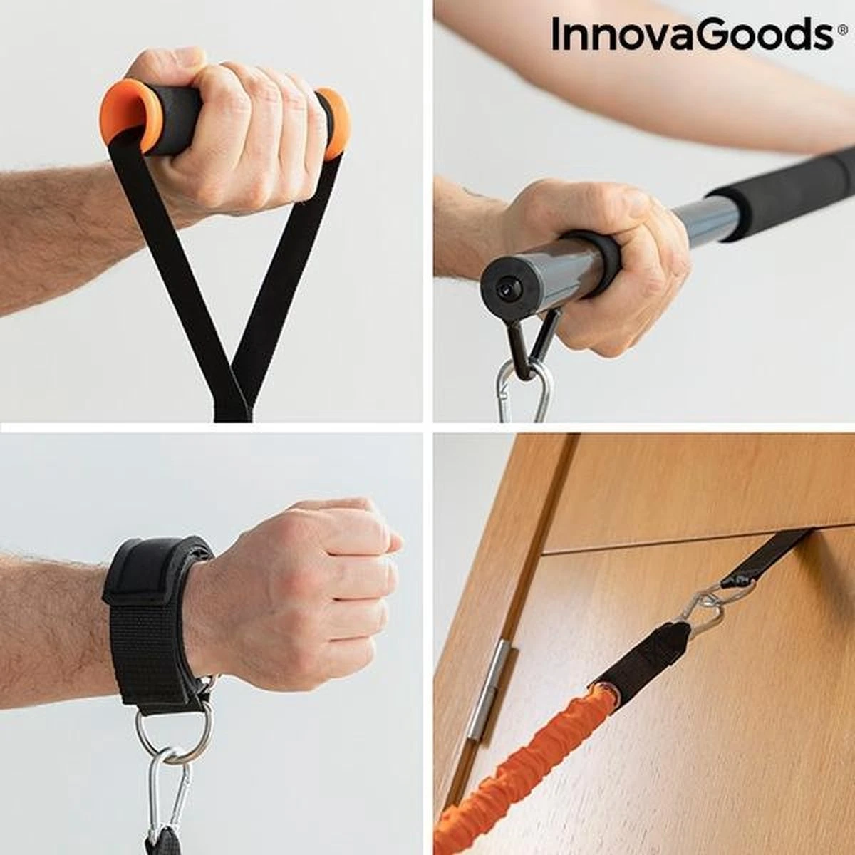 InnovaGoods - Fitness - Sport - Training - Uitgebreid draagbaar trainingssysteem met oefeningengids Gympak Max InnovaGoods - Fitness - Sport - Training - Uitgebreid Draagbaar Trainingssysteem Met Oefeningengids Gympak Max -Fitnessapparatuur Serie Winkel 1200x1200 1732