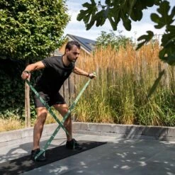 FITELASTIX® Premium Weerstandsband Lang - Alles In 1 - Full Body - Voor Elk Niveau - Resistance Band - Fitness Elastiek - Sport Elastiek Fitness - Met Handvatten - Inclusief Instructievideo's - Groen -Fitnessapparatuur Serie Winkel 1200x1200 1736