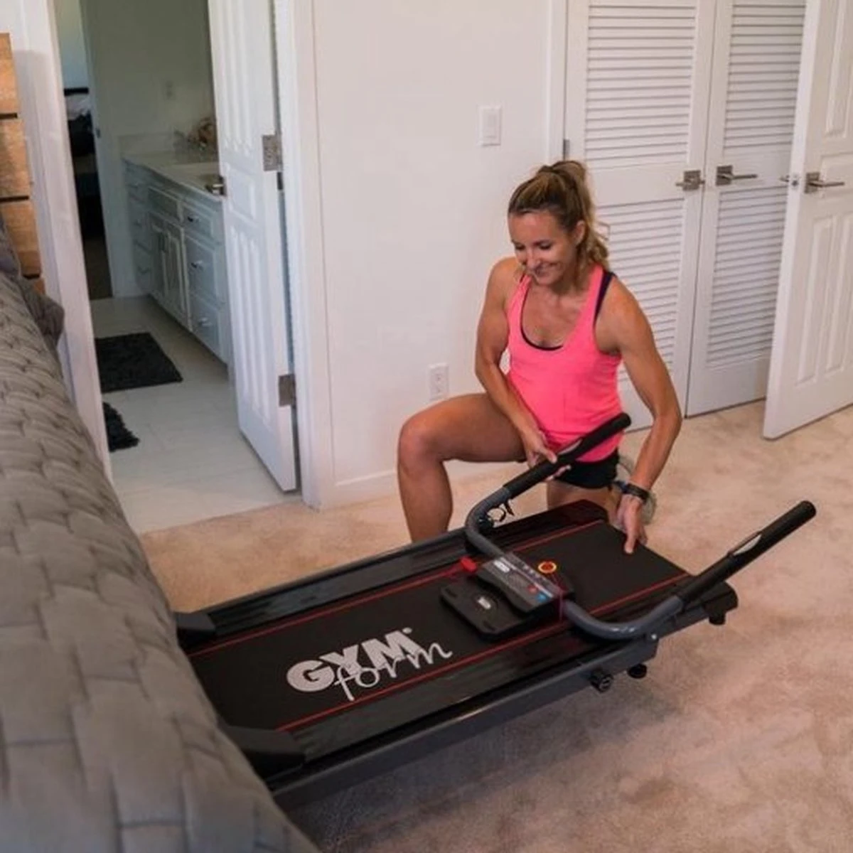 Gymform Slim Fold PRO - Loopband Inklapbaar - Opvouwbaar - Wandelband - LCD display - met Hartslagmeter Gymform Slim Fold PRO - Loopband Inklapbaar - Opvouwbaar - Wandelband - LCD Display - Met Hartslagmeter -Fitnessapparatuur Serie Winkel 1200x1200 174