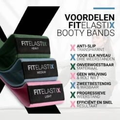 FITELASTIX® Premium Weerstandsbanden Set Compleet - Full Body - Voor Elk Niveau - Ultra Comfort - Sport Elastiek Banden - Booty Band Set - Resistance Band Set - Fitness Elastiek Set - 4 Stuks - Inclusief Opbergzakje - Roze/Blauw/Groen/Zwart 12 FITELASTIX® Premium Weerstandsbanden Set Compleet - Full Body - Voor Elk Niveau - Ultra Comfort - Sport Elastiek Banden - Booty Band Set - Resistance Band Set - Fitness Elastiek Set - 4 Stuks - Inclusief Opbergzakje - Roze/Blauw/Groen/Zwart -Fitnessapparatuur Serie Winkel 1200x1200 1751