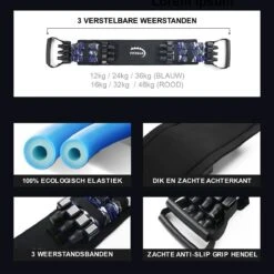FITZILLA - Weerstandsband - Fitness Elastiek - Resistance Band - Tot 60kg - Halter - Opbergtas -Fitnessapparatuur Serie Winkel 1200x1200 1758