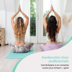 Yoga Mat Sportmat Fitnessmat Antislip Duurzaam Met Yoga Lessen - Turquoise -Fitnessapparatuur Serie Winkel 1200x1200 1804
