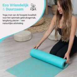 Yoga Mat Sportmat Fitnessmat Antislip Duurzaam Met Yoga Lessen - Turquoise -Fitnessapparatuur Serie Winkel 1200x1200 1807