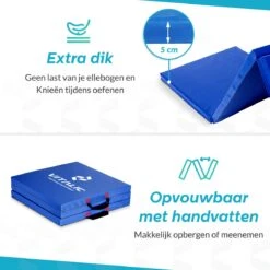 Extra Dikke Yoga Mat (5cm Dik En 180cm Lang) - XXL Anti Slip En Opvouwbare Yogamatten | Vitalic -Fitnessapparatuur Serie Winkel 1200x1200 1809