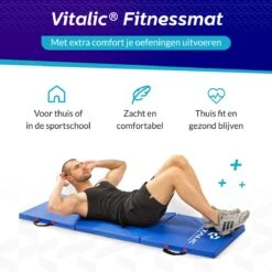 Extra Dikke Yoga Mat (5cm Dik En 180cm Lang) - XXL Anti Slip En Opvouwbare Yogamatten | Vitalic -Fitnessapparatuur Serie Winkel 1200x1200 1810