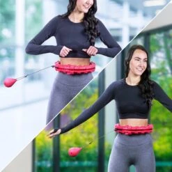 Nuvance - Verstelbare Fitness Hoelahoep Met Gewicht - Voor Volwassenen En Kinderen - Weighted Hula Hoop - Smart Hoepel - Roze -Fitnessapparatuur Serie Winkel 1200x1200 1832
