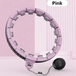 Merkloos Hoelahoep Voor Fitness En Massage - Voor Volwassenen En Kinderen - Schakels Voor Aanpassing Aan Maat - 400g Verzwaarde Bal - Met Teller - Geschikt Voor Afvallen - Makkelijk In Elkaar Te Zetten - Licht Paars -Fitnessapparatuur Serie Winkel 1200x1200 1845