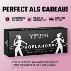 Breaking Limits Fitness Hoelahoep Voor Volwassenen – Gemaakt Van Roestvrij Staal, Zachte Foam En Anti-Zweet Buitenlaag – Sport Hoepel – Hula Hoop/ Weight Hoop – HoolaHoop – Roze – 94CM + 1 Tot 8 KG -Fitnessapparatuur Serie Winkel 1200x1200 1849