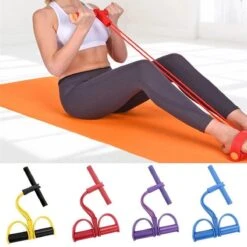 Fitness Bands- Home Trainer- Fitness Pedaal Trainer- Body Workout- Thuis Sporten - Resistance Band Set- Buikspieren, Armen En Benen Trainen- Blauw 7 Fitness Bands- Home Trainer- Fitness Pedaal Trainer- Body Workout- Thuis Sporten - Resistance Band Set- Buikspieren, Armen En Benen Trainen- Blauw -Fitnessapparatuur Serie Winkel 1200x1200 1892