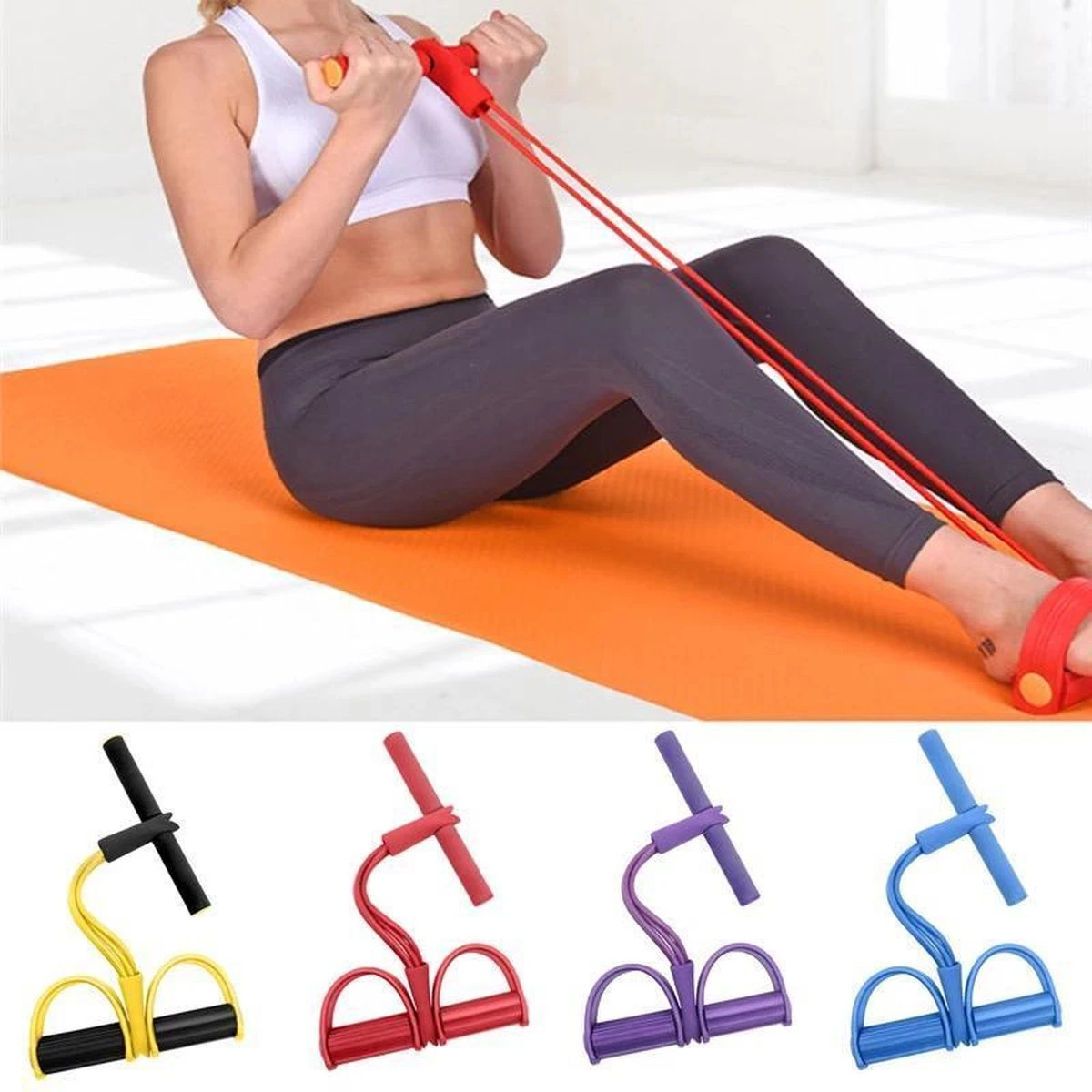 Fitness bands- home trainer- Fitness pedaal trainer- Body Workout- Thuis Sporten - Resistance band set- Buikspieren, armen en Benen trainen- Blauw Fitness Bands- Home Trainer- Fitness Pedaal Trainer- Body Workout- Thuis Sporten - Resistance Band Set- Buikspieren, Armen En Benen Trainen- Blauw -Fitnessapparatuur Serie Winkel 1200x1200 1892