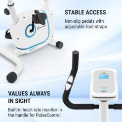 Klarfit Myon Cycle Hometrainer - Fitness Fiets - 8 Standen - Cardio Bike Met Trainingscomputer - Magnetisch Remsysteem - 12kg Vliegwielmassa - SmartCardio Studio Met Tablethouder En Kinomap-app -Fitnessapparatuur Serie Winkel 1200x1200 194