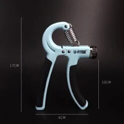 U-Fit One Handtrainer - 10 To 60kg - Handknijper - Knijphalter - Vingertrainer - Onderarm Grip Trainer - Lichtblauw -Fitnessapparatuur Serie Winkel 1200x1200 1999