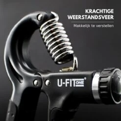 U-Fit One 7 Delige Handtrainer Set - Verstelbare Handgrip - Handknijper - Knijphalter - Stressbal - Vingertrainer - Onderarm Trainer -Fitnessapparatuur Serie Winkel 1200x1200 2009