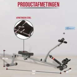 Roeimachine Hometrainer Roeitrainer Roeiapparaat Fitness - Met Trainingscomputer -Fitnessapparatuur Serie Winkel 1200x1200 201