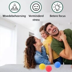 WeRelieff Stressbal Voor Hand - Set Van 3 Ronde Stressballen Voor Kinderen & Volwassenen - Hand Trainer In Rood Geel Blauw -Fitnessapparatuur Serie Winkel 1200x1200 2021