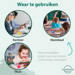 WeRelieff Stressbal Voor Hand - Set Van 3 Ronde Stressballen Voor Kinderen & Volwassenen - Hand Trainer In Rood Geel Blauw -Fitnessapparatuur Serie Winkel 1200x1200 2023