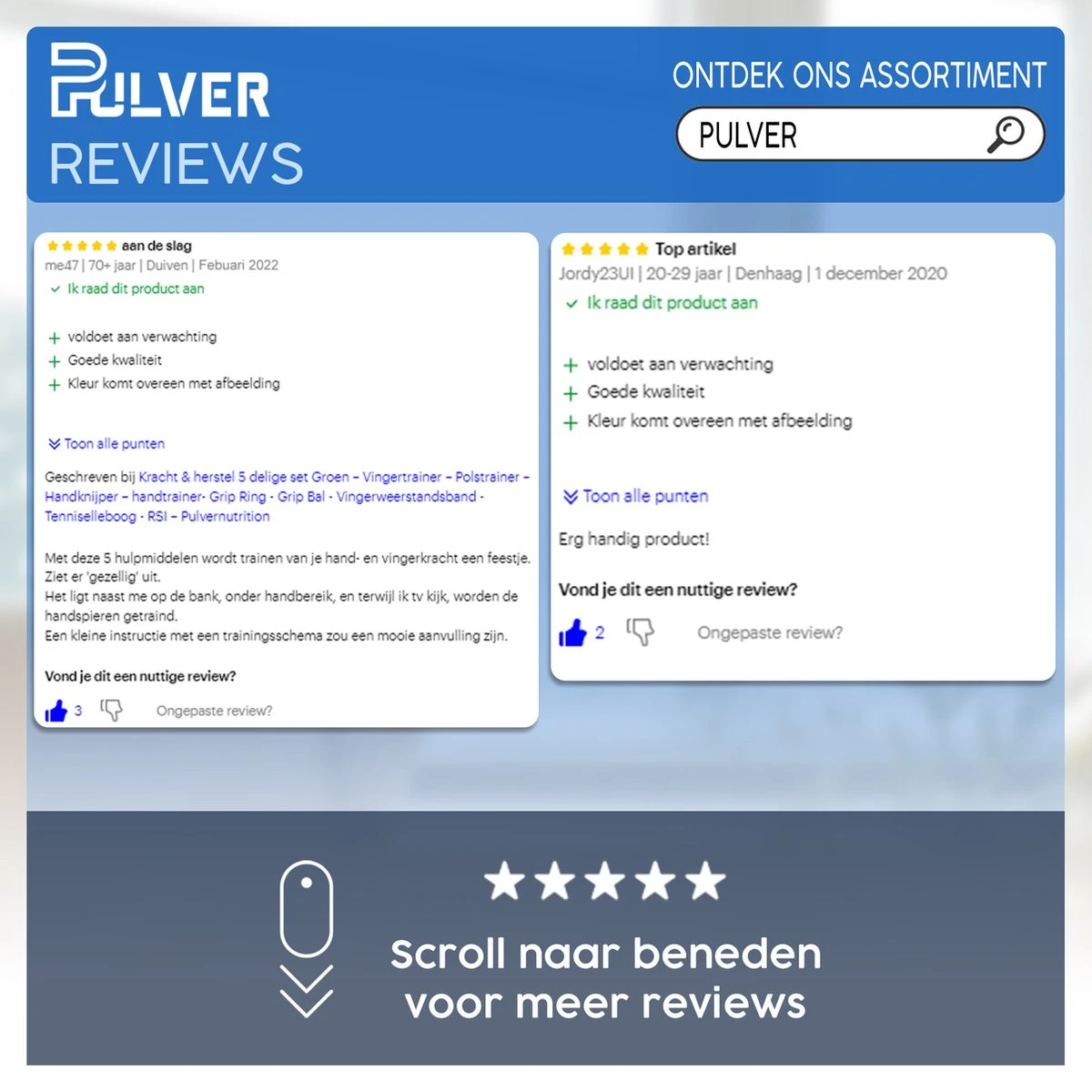 Pulver -Handtrainer 10 to 60kg met Vingertrainer - Handknijper- Knijphalter - Armtrainer – Gewichten - Hand knijper set - Handgripper - Hand gripper - grip - Onderarm trainer - Buigveer – Grip Trainer - Vinger - Hand spier - Fitness - Zwart Pulver -Handtrainer 10 To 60kg Met Vingertrainer - Handknijper- Knijphalter - Armtrainer – Gewichten - Hand Knijper Set - Handgripper - Hand Gripper - Grip - Onderarm Trainer - Buigveer – Grip Trainer - Vinger - Hand Spier - Fitness - Zwart -Fitnessapparatuur Serie Winkel 1200x1200 2036