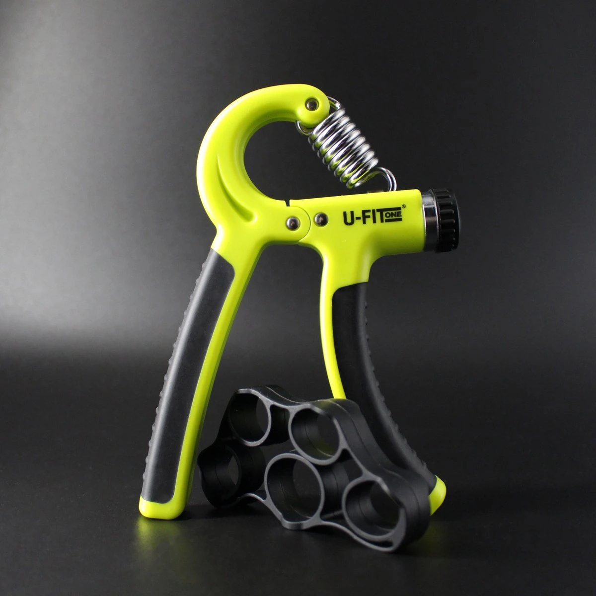 U-Fit One Green Handtrainer met Vingertrainer - Handknijper set - Knijphalter - Onderarm trainer - Vinger - Fitness U-Fit One Green Handtrainer Met Vingertrainer - Handknijper Set - Knijphalter - Onderarm Trainer - Vinger - Fitness -Fitnessapparatuur Serie Winkel 1200x1200 2039