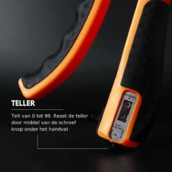 U-Fit One Teller Handtrainer 10 Tot 60kg - Verstelbare Handgrip - Handknijper - Vingertrainer - Onderarm Grip Trainer - Oranje - Incl Instructies -Fitnessapparatuur Serie Winkel 1200x1200 2058
