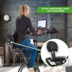 Tunturi Cardio Fit B25 X Bike - Hometrainer Met Rugleuning - Fitnessfiets Opvouwbaar - 8 Weerstandsniveaus - Tablethouder -Fitnessapparatuur Serie Winkel 1200x1200 212