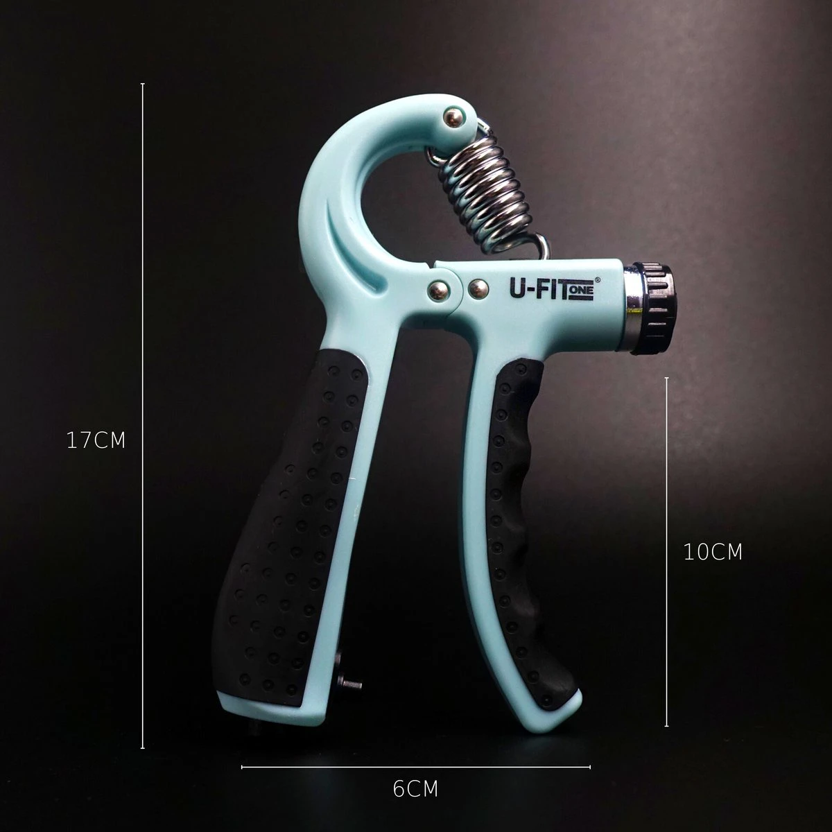 U-Fit One Teller Handtrainer 10 tot 60kg - Verstelbare Handgrip - Handknijper - Vingertrainer - Onderarm Grip Trainer - Lichtblauw U-Fit One Teller Handtrainer 10 Tot 60kg - Verstelbare Handgrip - Handknijper - Vingertrainer - Onderarm Grip Trainer - Lichtblauw -Fitnessapparatuur Serie Winkel 1200x1200 2130