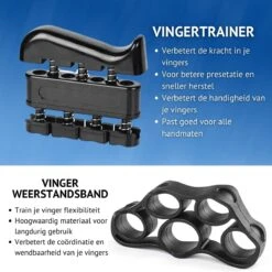 KANGKA 6 Delige Handtrainer Set – Verstelbare Handknijper - Handgrip - Vingertrainer - Onderarm Grip Trainer – Stressbal, Knijphalter, Stretcher & Grip Bal -Fitnessapparatuur Serie Winkel 1200x1200 2135