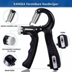 KANGKA 6 Delige Handtrainer Set – Verstelbare Handknijper - Handgrip - Vingertrainer - Onderarm Grip Trainer – Stressbal, Knijphalter, Stretcher & Grip Bal -Fitnessapparatuur Serie Winkel 1200x1200 2139