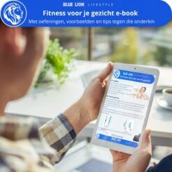 Blue Lion Kaaktrainer - Kaaklijn Trainer - Kaak Trainer Met Opbergdoos En Ketting - 2 Extra Bijtstrips - Jawline Trainer -Fitnessapparatuur Serie Winkel 1200x1200 2150