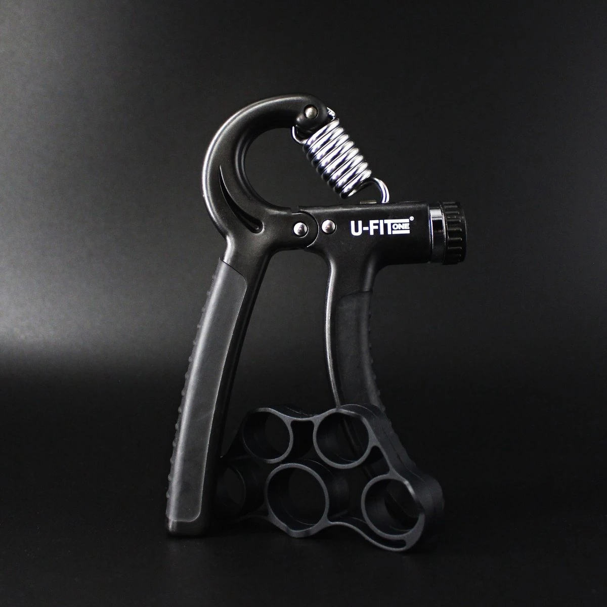 U-Fit One Handtrainer 10 tot 60kg - Verstelbare Handgrip - Handknijper - Vingertrainer - Onderarm Grip Trainer - Zwart - Inclusief Ebook U-Fit One Handtrainer 10 Tot 60kg - Verstelbare Handgrip - Handknijper - Vingertrainer - Onderarm Grip Trainer - Zwart - Inclusief Ebook -Fitnessapparatuur Serie Winkel 1200x1200 2163