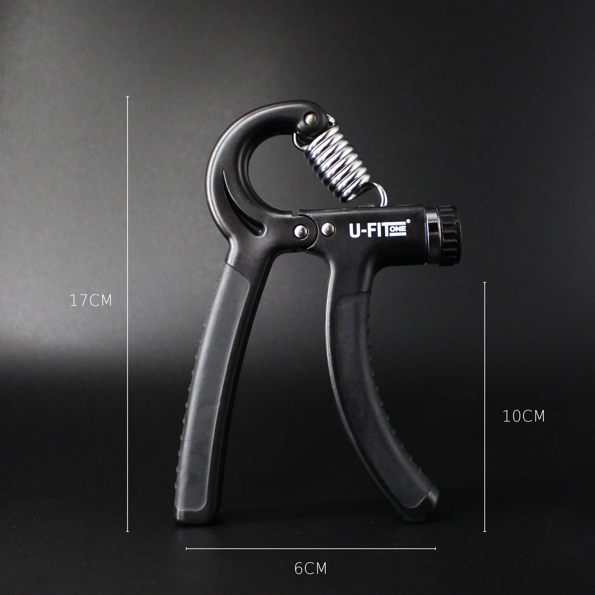 U-Fit One Handtrainer 10 tot 60kg - Verstelbare Handgrip - Handknijper - Vingertrainer - Onderarm Grip Trainer - Zwart - Inclusief Ebook U-Fit One Handtrainer 10 Tot 60kg - Verstelbare Handgrip - Handknijper - Vingertrainer - Onderarm Grip Trainer - Zwart - Inclusief Ebook -Fitnessapparatuur Serie Winkel 1200x1200 2164