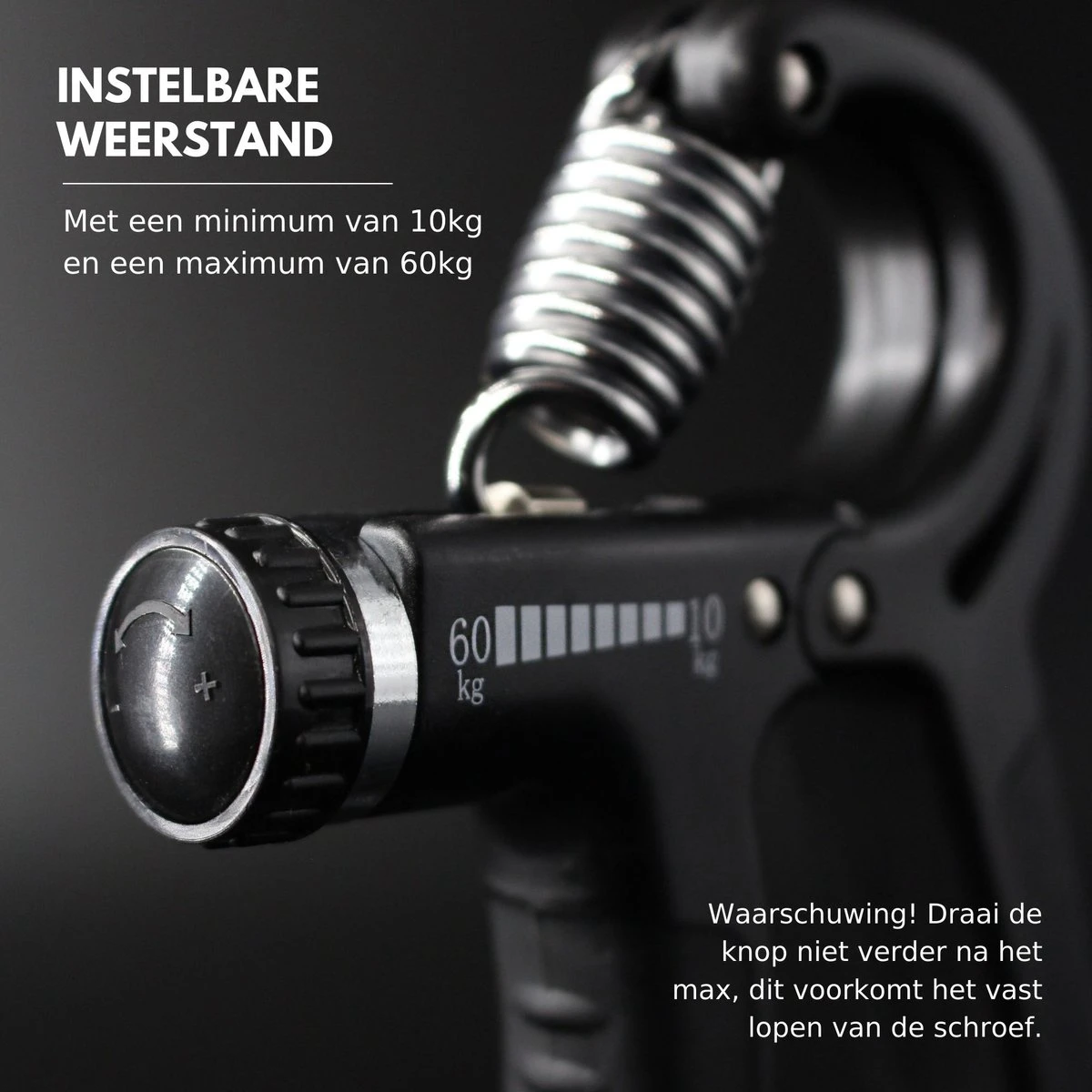 U-Fit One Handtrainer 10 tot 60kg - Verstelbare Handgrip - Handknijper - Vingertrainer - Onderarm Grip Trainer - Zwart - Inclusief Ebook U-Fit One Handtrainer 10 Tot 60kg - Verstelbare Handgrip - Handknijper - Vingertrainer - Onderarm Grip Trainer - Zwart - Inclusief Ebook -Fitnessapparatuur Serie Winkel 1200x1200 2167