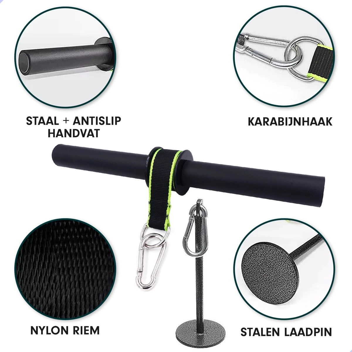 Wrist Roller - Onderarm trainer - Forearm trainer - Incl. Handknijper - Knijphalter Wrist Roller - Onderarm Trainer - Forearm Trainer - Incl. Handknijper - Knijphalter -Fitnessapparatuur Serie Winkel 1200x1200 2192