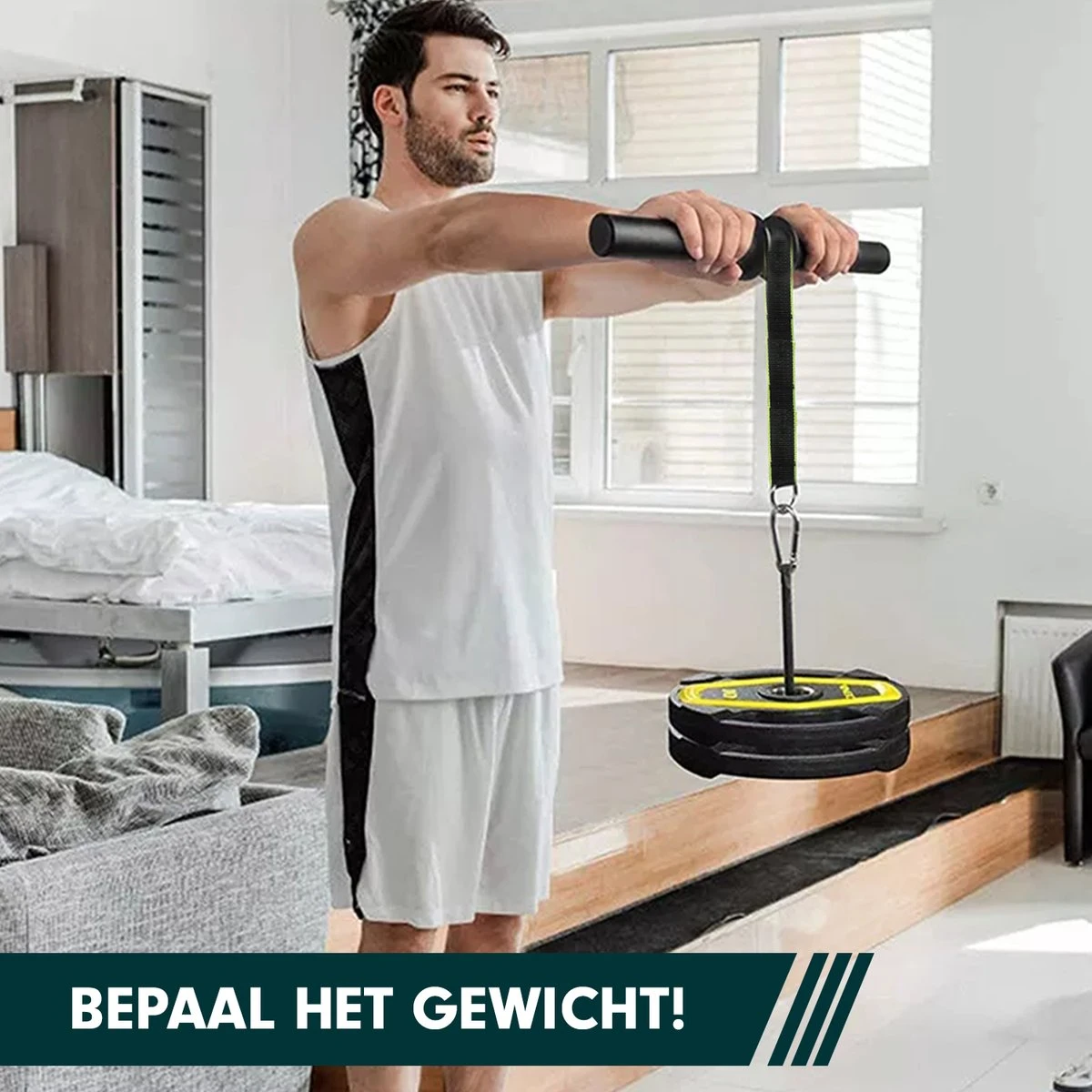 Wrist Roller - Onderarm trainer - Forearm trainer - Incl. Handknijper - Knijphalter Wrist Roller - Onderarm Trainer - Forearm Trainer - Incl. Handknijper - Knijphalter -Fitnessapparatuur Serie Winkel 1200x1200 2196