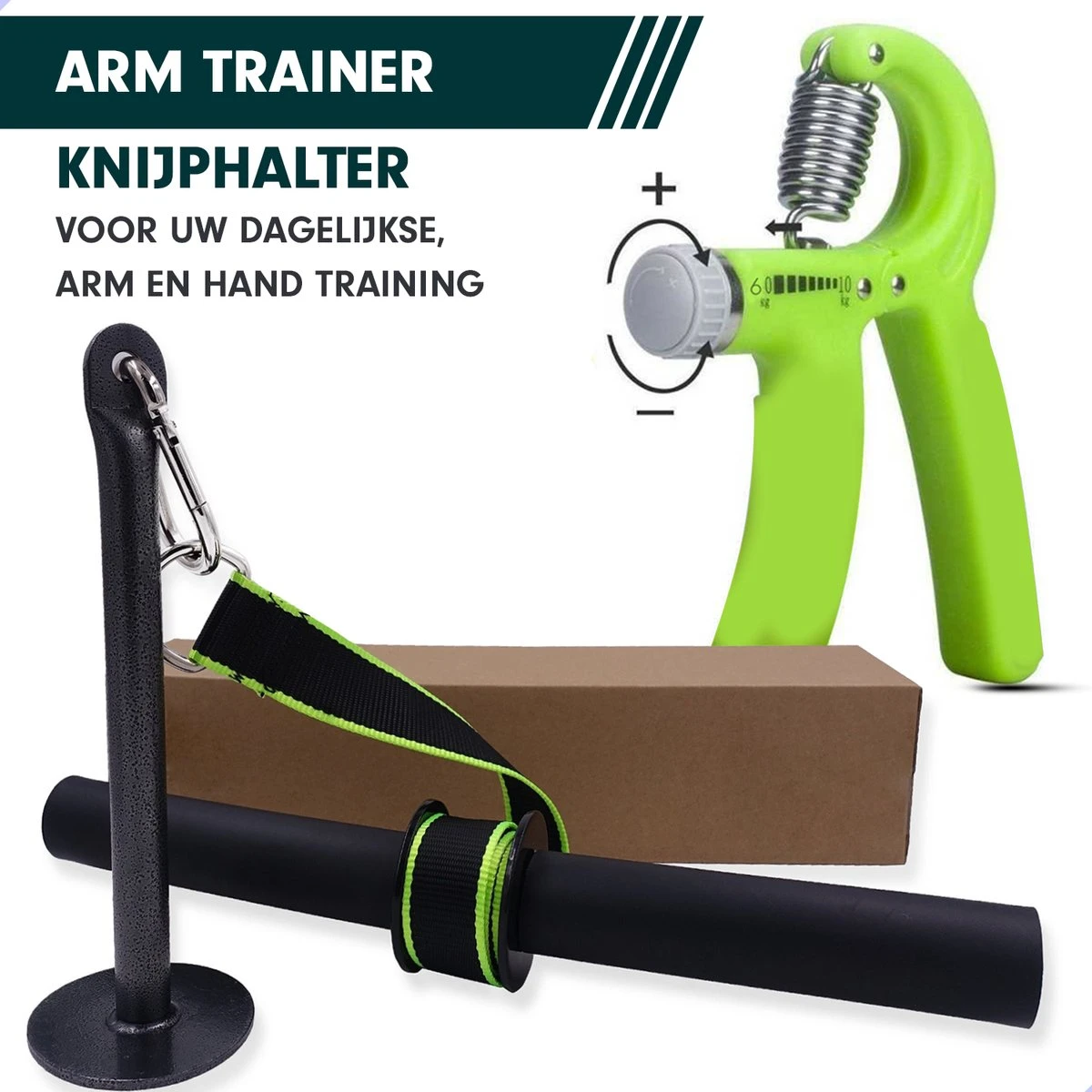 Wrist Roller - Onderarm trainer - Forearm trainer - Incl. Handknijper - Knijphalter Wrist Roller - Onderarm Trainer - Forearm Trainer - Incl. Handknijper - Knijphalter -Fitnessapparatuur Serie Winkel 1200x1200 2197