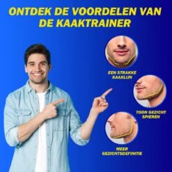 Cozy World - Kaaktrainer - Jawline - Kaaklijn - Onderkin Trainer - Gezichtspier - Anti Aging - Gezichtsdoorbloeding -Fitnessapparatuur Serie Winkel 1200x1200 2233
