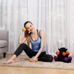 Songmics Dumbells - Halterset - Gewichten - Dumbells Set - Gewichten Fitness - Met Halterstandaard - Inclusief 9 Kg Gewichten- Meerkleurig - Zwart 7 Songmics Dumbells - Halterset - Gewichten - Dumbells Set - Gewichten Fitness - Met Halterstandaard - Inclusief 9 Kg Gewichten- Meerkleurig - Zwart -Fitnessapparatuur Serie Winkel 1200x1200 2254