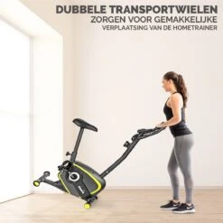Hometrainer Fitness Fiets Met Verstelbaar Zadel En Hartslagsensor -Fitnessapparatuur Serie Winkel 1200x1200 226
