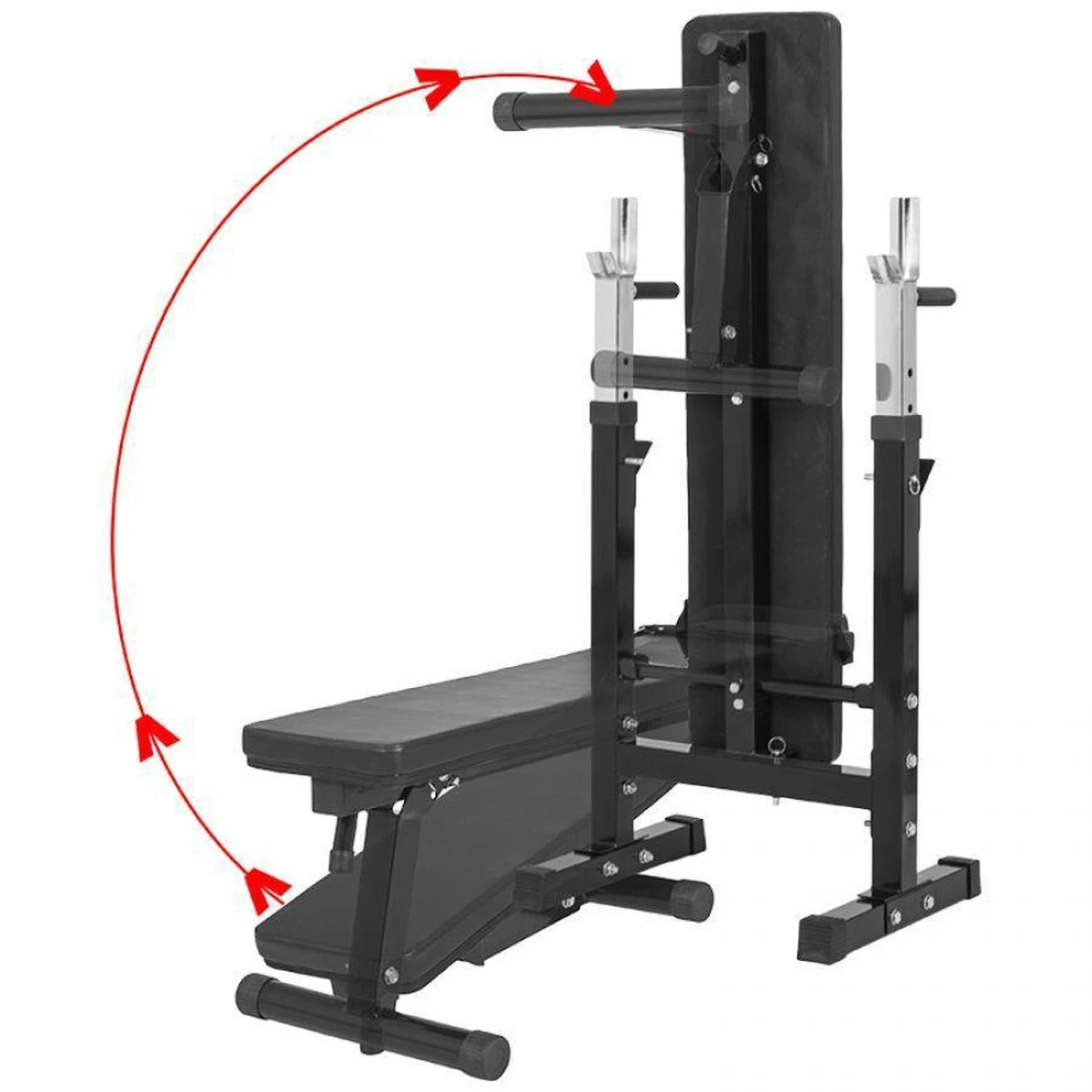 SOUTHWALL Halterbank - fitnessbank - verstelbare haltersteunen - belastbaar tot 200kg - zwart SOUTHWALL Halterbank - Fitnessbank - Verstelbare Haltersteunen - Belastbaar Tot 200kg - Zwart -Fitnessapparatuur Serie Winkel 1200x1200 2276